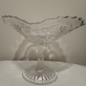 Vintage Glass Candy Bowl